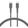 しなやかで絡まない シリコンケーブル 急速充電 データ転送対応 USB-C to USB-C MOTTERU