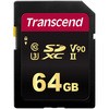 SDXCカードUHS-II U3 Class 10 V90 トランセンド