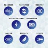 LN-FANB02BK バッテリー機能つき 大風量ベルトファン 大容量バッテリー  ハンズフリー 風量調整 Type-C充電 ネックストラップ付属 簡易空調服 暑さ対策 LEPLUS NEXT 75946231