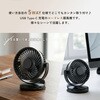 LN-FAN01BK コードレス クリップ付き マグネット卓上扇風機 ブラック 充電式 角度調整可能 3段階調整 お手入れ可能 Type-C充電 吊り下げ 壁掛け MSソリューションズ 75946258