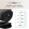 LN-FAN01BK コードレス クリップ付き マグネット卓上扇風機 ブラック 充電式 角度調整可能 3段階調整 お手入れ可能 Type-C充電 吊り下げ 壁掛け MSソリューションズ 75946258