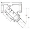 UYM-80A 20K ステンレス鋼製Y形ストレーナ(UYMシリーズ) KITZ(キッツ) 75964388