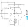 UFTE 10K ステンレス鋼製空気抜き穴付ボールチャッキ(ねじ込み形・垂直配管用)(UFTEシリーズ) KITZ(キッツ) 75964650