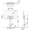 WDS-WP75-K 壁寄せディスプレイスタンド LION (ライオン事務器) 76039471