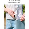 FAN-U265GN ハンディファン 携帯扇風機 コンパクト ナトリウムイオン電池 100段階風量 数字表示(残量・風量) エレコム 76048345