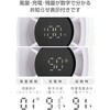 FAN-U265GN ハンディファン 携帯扇風機 コンパクト ナトリウムイオン電池 100段階風量 数字表示(残量・風量) エレコム 76048345