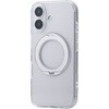 PM-A24AMGSTKSV iPhone 16 ケース ハイブリッド 衝撃吸収 MAGKEEP 磁力吸着ワイヤレス充電対応 回転式スタンド付 エレコム 76048415