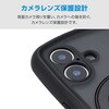 PM-A25AGRSTKMBK iPhone 17 ケース ハイブリッド 衝撃吸収 MAGKEEP 磁力吸着ワイヤレス充電対応 回転式スタンド付 Grippy エレコム 76048431