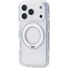 PM-A25CMGSTKSV iPhone 17 Pro ケース ハイブリッド 衝撃吸収 MAGKEEP 磁力吸着ワイヤレス充電対応 回転式スタンド付 エレコム 76048458