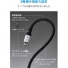 MPA-CCECE1G05BK USB-C 延長ケーブル USB-Cプラグ-USB-Cポート 10Gbps USB3.2(Gen2) PD100W 映像出力 ナイロンメッシュ エレコム 76048625