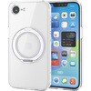 PMWA26SMGSTKSV iPhone 17e/16e ケース ハイブリッド 衝撃吸収 MAGKEEP 磁力装着ワイヤレス充電対応 極限保護 回転スタンド エレコム 76048738