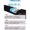 MOH-AS03SBK リストレスト マウス用 140mm 冷感ゲル 三層構造 低反発 滑り止め ステッチ加工 手首置き エレコム 76048790