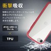 PM-A22STSLFCRD iPhone SE 第3世代/SE 第2世代/8/7 用 ケース カバー ハイブリッド TOUGH SLIM LITE 耐衝撃 エレコム 76057093
