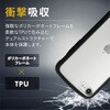 PM-A22STSLFCRBK iPhone SE 第3世代 / 第2世代 / iPhone 8 / 7 ケース カバー ハイブリッド TOUGH SLIM LITE リング付き 耐衝撃 エレコム 76057136