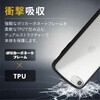 PM-A22STSLFCSBK iPhone SE 第3世代 / 第2世代 / iPhone 8 / 7 ケース カバー ハイブリッド TOUGH SLIM LITE 耐衝撃 エレコム 76057163