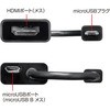 AD-HD12MH HDMI-microUSB�ϊ��A�_�v�^ �T�����T�v���C 76059191