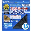 KB-CP5-15 アンダーカーペットLANケーブル サンワサプライ 76061982