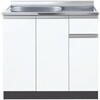 COⅡ-105RD Comfy series(コンフィシリーズ) 流し台 CO 壁出し水栓タイプ イースタン工業 76064206