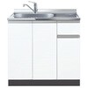CODⅡ-100RD Comfy series(コンフィシリーズ) 流し台 COD デッキ出し水栓タイプ イースタン工業 76064364