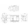 CFⅡ-110LD Comfy series(コンフィシリーズ) 流し台 CF デッキ出し水栓タイプ イースタン工業 76065369