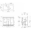 CMⅡ-100SN Comfy series(コンフィシリーズ) 全槽流し台 CM 壁出し水栓タイプ イースタン工業 76068625