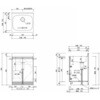 CMⅡ-60SN Comfy series(コンフィシリーズ) 全槽流し台 CM 壁出し水栓タイプ イースタン工業 76068668
