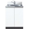 CFⅡ-60SN Comfy series(コンフィシリーズ) 全槽流し台 CF デッキ出し水栓タイプ イースタン工業 76068747