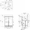 CYⅡ-60SD Comfy series(コンフィシリーズ) 全槽流し台 壁出し水栓用薄型タイプ イースタン工業 76068765