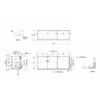 CMⅡ-120FHRN Comfy series(コンフィシリーズ) 右+下部不燃材付き吊戸棚 高さ50cm イースタン工業 76069867