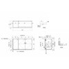 CMⅡ-105FHSLD Comfy series(コンフィシリーズ) 左+下部不燃材付き吊戸棚 高さ60cm イースタン工業 76070165