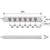T-WRM3610LG/RS 電源タップ 延長コード 6個口 3P マグネット 抜け止め 固定用フック穴付き 工事用 熱に強い二重構造 RoHS コンセント エレコム 76081862
