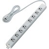 T-WRM3810LG/RS OAタップ 工事用 マグネット付 3P×8個口 抜け止め機能 熱に強い二重構造 RoHS エレコム 76081871