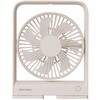 PBAF002-OW スリムデスクファン マグネット付 オフホワイト ライフオンプロダクツ 76146065