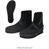 #SSサイズ(23.0-23.5cm)(816183) FP-5785 鮎タビ (中割/フェルトソール) ブラック×ゴールド X-sell(エクセル) 76149477