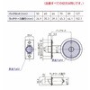 バックセット 64mm 円筒錠用 取替ラッチ(間仕切錠用) GOAL(ゴール) 76155960