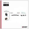36623 ANTHRA LINE  USB3.2 Gen1 Type-C to Micro-Bケーブル LINDY 76156888