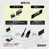 43293 USB3.1 Type-C to HDMI 2.0 HDR アクティブ変換ケーブル LINDY 76156985