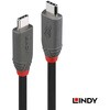 36956 ANTHRA LINE USB4 Gen3x2 Type-Cケーブル+内蔵PD 240W スマートチップ LINDY 76157019