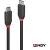 36907 BLACK LINE USB3.2 Gen2x2 Type-Cケーブル LINDY 76157037