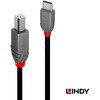 36941 ANTHRA LINE USB2.0 Type-C to Type-Bケーブル LINDY 76157089