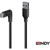 32012 USB3.2 GEN2 Type-C to Type-A L字ケーブル LINDY 76157107