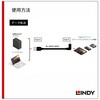 32012 USB3.2 GEN2 Type-C to Type-A L字ケーブル LINDY 76157107