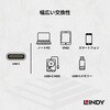 41894 USB3.2 Gen2x2 Type-C オス/メス 90度変換アダプタ LINDY 76157168