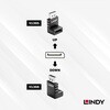 41365 DisplayPort 1.2 オス/メス アダプタ LINDY 76157177