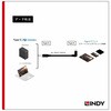 32017 USB3.2 GEN2 Type-C L字ケーブル LINDY 76157256