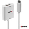 43245 USB3.1 Type-C to DisplayPort アクティブ変換アタブタ LINDY 76157290