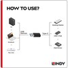 41904 USB3.2 Gen2 Type-A to Type-C オス/メス 変換アダプタ LINDY 76157387