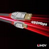 36632 CROMO LINE  USB2.0 Type-A to Mini-Bケーブル LINDY 76157405