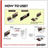 43289 USB3.1 Type-C to DisplayPort アクティブ変換アタブタ LINDY 76157475