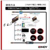 36900 ANTHRA LINE USB3.2 Gen2x2 Type-Cケーブル+PDスマートチップ LINDY 76157518